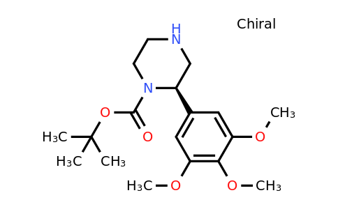 CAS 1260616-17-8 | (R)-2-(3,4,5-Trimethoxy-phenyl)-piperazine-1-carboxylic acid tert-butyl ester