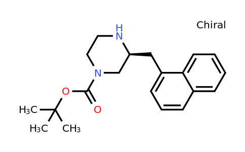 CAS 1260616-20-3 | (S)-3-Naphthalen-1-ylmethyl-piperazine-1-carboxylic acid tert-butyl ester