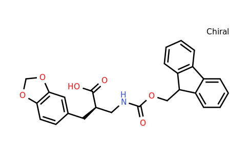 CAS 1260616-36-1 | (R)-3-Benzo[1,3]dioxol-5-YL-2-[(9H-fluoren-9-ylmethoxycarbonylamino)-methyl]-propionic acid