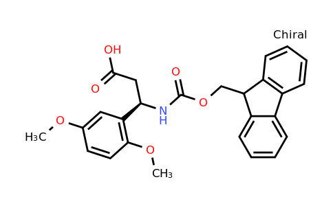 CAS 1260616-50-9 | (R)-3-(2,5-Dimethoxy-phenyl)-3-(9H-fluoren-9-ylmethoxycarbonylamino)-propionic acid