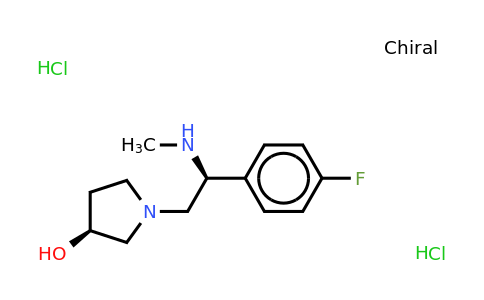 CAS 1260617-85-3 | (2S,3'S)-1-[2-(4-Fluoro-phenyl)-2-methylamino-ethyl]-pyrrolidin-3-OL bis-hydrochloride