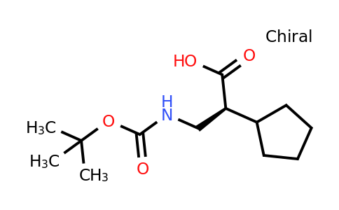CAS 1260617-87-5 | (S)-3-Tert-butoxycarbonylamino-2-cyclopentyl-propionic acid