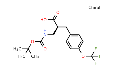 CAS 1260618-30-1 | (S)-2-(Tert-butoxycarbonylamino-methyl)-3-(4-trifluoromethoxy-phenyl)-propionic acid
