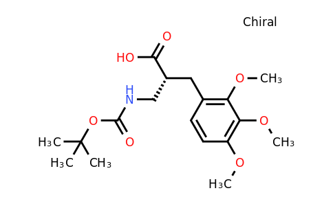 CAS 1260618-32-3 | (R)-2-(Tert-butoxycarbonylamino-methyl)-3-(2,3,4-trimethoxy-phenyl)-propionic acid