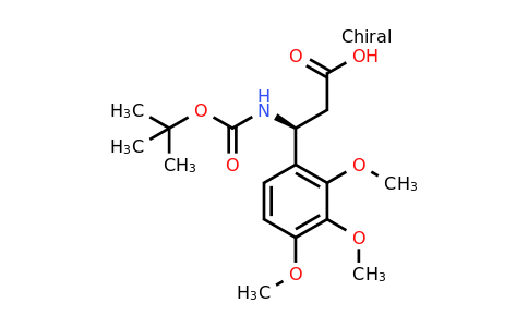 CAS 1260618-65-2 | (S)-3-Tert-butoxycarbonylamino-3-(2,3,4-trimethoxy-phenyl)-propionic acid