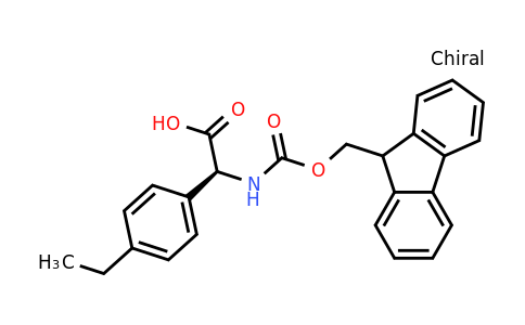 CAS 1260618-75-4 | (S)-(4-Ethyl-phenyl)-[(9H-fluoren-9-ylmethoxycarbonylamino)]-acetic acid