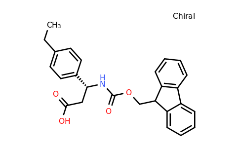 CAS 1260618-79-8 | (R)-3-(4-Ethyl-phenyl)-3-(9H-fluoren-9-ylmethoxycarbonylamino)-propionic acid
