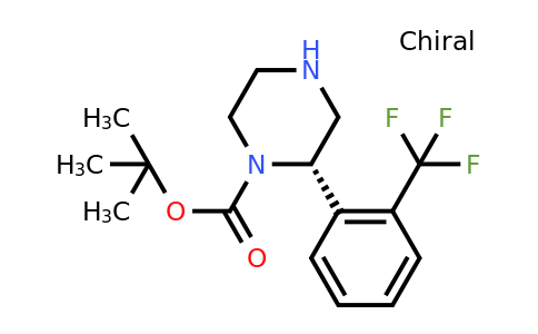 CAS 1260618-90-3 | (S)-2-(2-Trifluoromethyl-phenyl)-piperazine-1-carboxylic acid tert-butyl ester