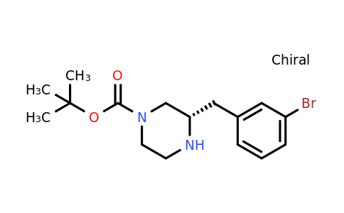 CAS 1260618-93-6 | (S)-3-(3-Bromo-benzyl)-piperazine-1-carboxylic acid tert-butyl ester