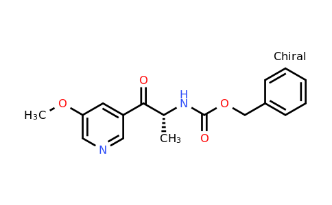 CAS 1260618-94-7 | Benzyl [(1R)-2-(5-methoxypyridin-3-YL)-1-methyl-2-oxoethyl]carbamate