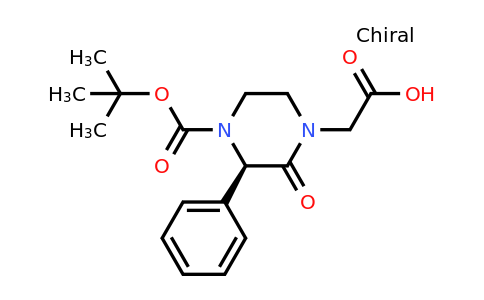 CAS 1260618-95-8 | (R)-4-Carboxymethyl-3-oxo-2-phenyl-piperazine-1-carboxylic acid tert-butyl ester