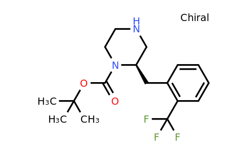 CAS 1260618-96-9 | (R)-2-(2-Trifluoromethyl-benzyl)-piperazine-1-carboxylic acid tert-butyl ester