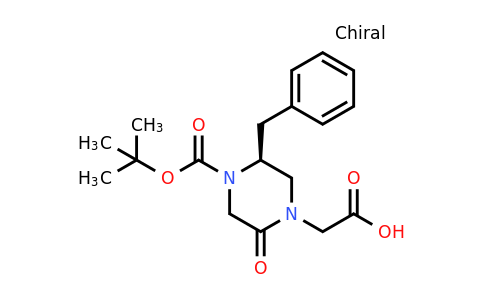 CAS 1260618-98-1 | (S)-2-Benzyl-4-carboxymethyl-5-oxo-piperazine-1-carboxylic acid tert-butyl ester