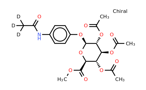 CAS 1260619-58-6 | 4-Acetamidophenyl-D3-2,3,4-tri-O-acetyl-B-d-glucuronide, methyl ester