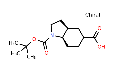 CAS 1260634-85-2 | (3AR,7AR)-1-(Tert-butoxycarbonyl)octahydro-1H-indole-5-carboxylic acid