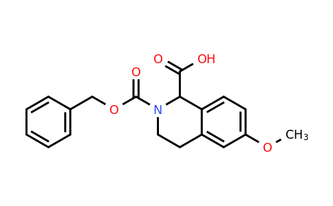 CAS 1260637-46-4 | 2-Cbz-6-methoxy-3,4-dihydro-1H-isoquinoline-1-carboxylic acid