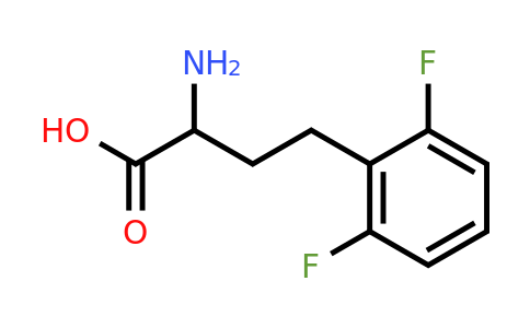 CAS 1260637-47-5 | 2-Amino-4-(2,6-difluoro-phenyl)-butyric acid