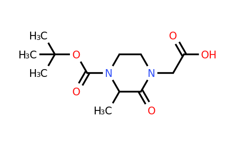 CAS 1260637-59-9 | 4-Carboxymethyl-2-methyl-3-oxo-piperazine-1-carboxylic acid tert-butyl ester