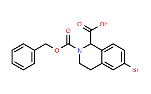 CAS 1260638-55-8 | 2-Cbz-6-bromo-3,4-dihydro-1H-isoquinoline-1-carboxylic acid