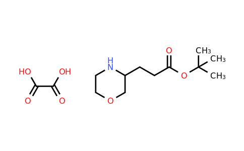 CAS 1260639-31-3 | tert-Butyl 3-morpholin-3-yl-propionate oxalate