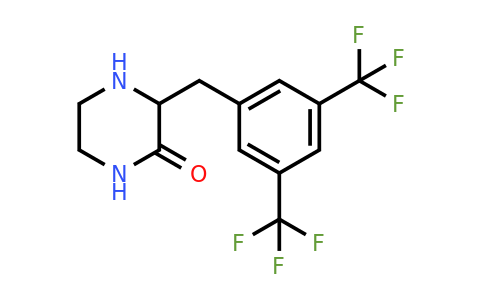 CAS 1260639-44-8 | 3-(3,5-Bis-trifluoromethyl-benzyl)-piperazin-2-one