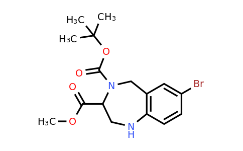 CAS 1260641-27-7 | 4-BOC-7-Bromo-1,2,3,5-tetrahydro-benzo[E][1,4]diazepine-3-carboxylic acid 3-methyl ester