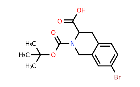 CAS 1260641-72-2 | 2-BOC-7-Bromo-1,2,3,4-tetrahydroisoquinoline-3-carboxylic acid