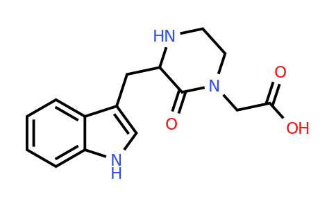 CAS 1260642-01-0 | [3-(1H-Indol-3-ylmethyl)-2-oxo-piperazin-1-YL]-acetic acid