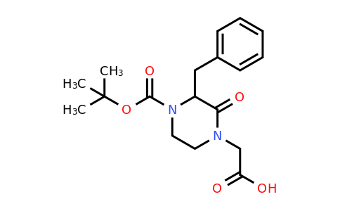CAS 1260644-22-1 | 2-Benzyl-4-carboxymethyl-3-oxo-piperazine-1-carboxylic acid tert-butyl ester