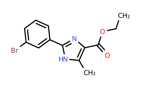 CAS 1260655-03-5 | ethyl 2-(3-bromophenyl)-5-methyl-1H-imidazole-4-carboxylate