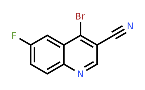 CAS 1260657-16-6 | 4-Bromo-6-fluoroquinoline-3-carbonitrile