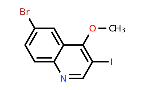 CAS 1260657-40-6 | 6-Bromo-3-iodo-4-methoxyquinoline
