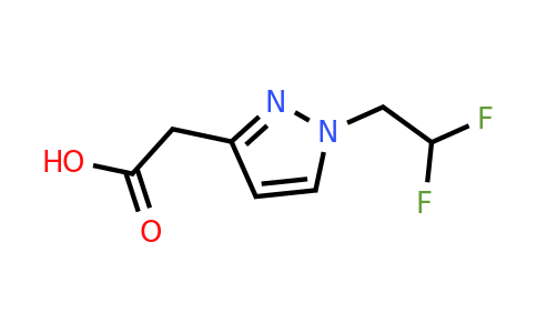 CAS 1260658-84-1 | 2-(1-(2,2-Difluoroethyl)-1H-pyrazol-3-yl)acetic acid