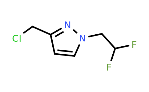 CAS 1260658-85-2 | 3-(Chloromethyl)-1-(2,2-difluoroethyl)-1H-pyrazole