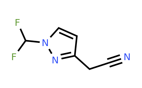 CAS 1260659-16-2 | 2-(1-(Difluoromethyl)-1H-pyrazol-3-yl)acetonitrile