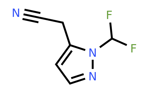 CAS 1260659-20-8 | 2-(1-(Difluoromethyl)-1H-pyrazol-5-yl)acetonitrile