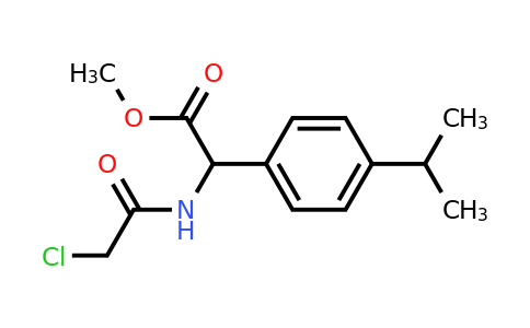 CAS 1260662-58-5 | Methyl [(chloroacetyl)amino](4-isopropylphenyl)acetate