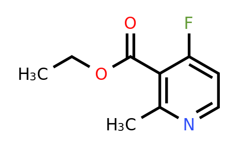 CAS 1260662-81-4 | 4-Fluoro-2-methyl-nicotinic acid ethyl ester