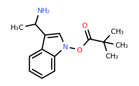 CAS 1260662-97-2 | 1-(1-[(2,2-Dimethylpropanoyl)oxy]-1H-indol-3-YL)ethanamine