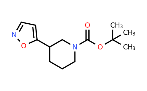 CAS 1260663-19-1 | Tert-butyl 3-isoxazol-5-ylpiperidine-1-carboxylate