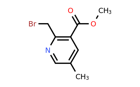 CAS 1260663-46-4 | Methyl 2-(bromomethyl)-5-methylnicotinate