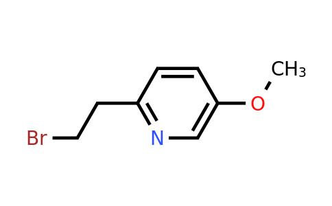 CAS 1260663-55-5 | 2-(2-Bromoethyl)-5-methoxypyridine