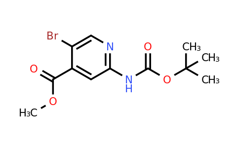 CAS 1260664-14-9 | Methyl 5-bromo-2-[(tert-butoxycarbonyl)amino]isonicotinate
