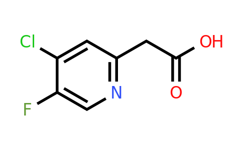 CAS 1260664-28-5 | (4-Chloro-5-fluoropyridin-2-YL)acetic acid