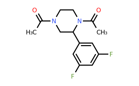 CAS 1260664-47-8 | 1,4-Diacetyl-2-(3,5-difluorophenyl)piperazine