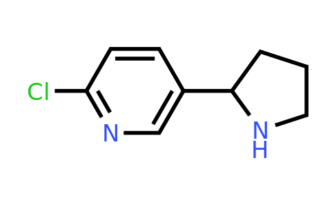 CAS 1260664-51-4 | 2-Chloro-5-(pyrrolidin-2-YL)pyridine