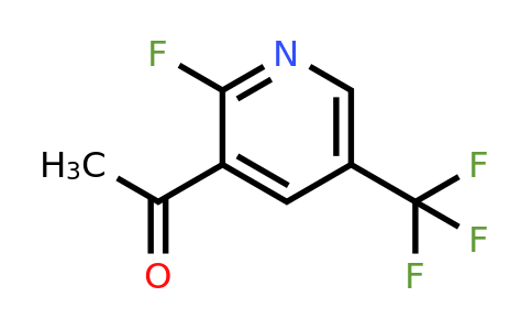 CAS 1260664-61-6 | 1-[2-Fluoro-5-(trifluoromethyl)pyridin-3-YL]ethanone