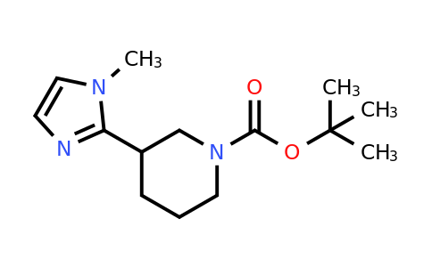 CAS 1260664-71-8 | Tert-butyl 3-(1-methyl-1H-imidazol-2-YL)piperidine-1-carboxylate