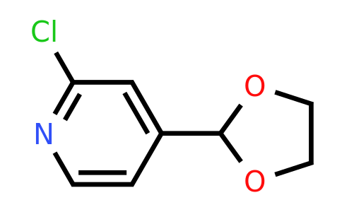 CAS 1260664-72-9 | 2-Chloro-4-(1,3-dioxolan-2-YL)pyridine