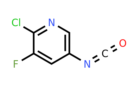 CAS 1260664-74-1 | 2-Chloro-3-fluoro-5-isocyanatopyridine
